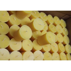 Pure Beeswax Votive Candles - Made in Creston BC